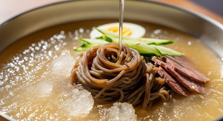 jajangmyeon, japanese noodle soup with beefの素材