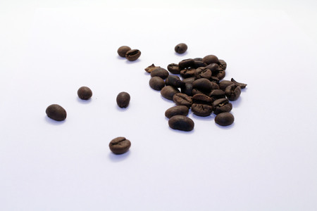 Indonesian roasted coffee beans, your source for a cup of coffee. Fresh!の写真素材