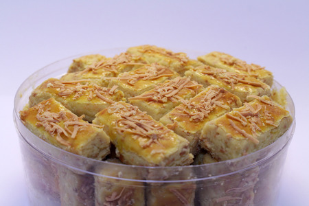 Kaasstengels or kastengel a typical Indonesian cheese cake sticks. Probably influenced by Dutch cuisine.の写真素材