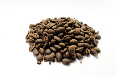 Indonesian roasted coffee beans, your source for a cup of coffee. Fresh!の写真素材