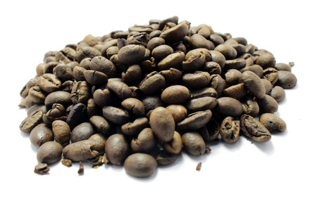 Indonesian roasted coffee beans, your source for a cup of coffee. Fresh!の写真素材