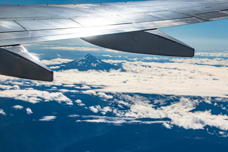 View out the window of an airplane