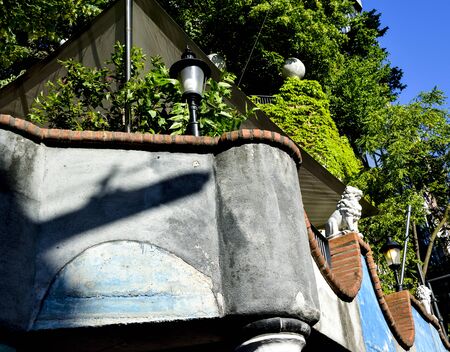 Hundred water house in Vienna in Austriaの写真素材