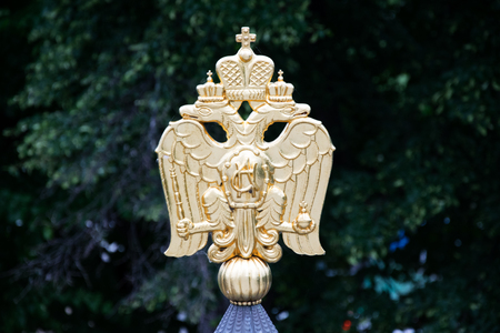 Russian coat of armsの写真素材