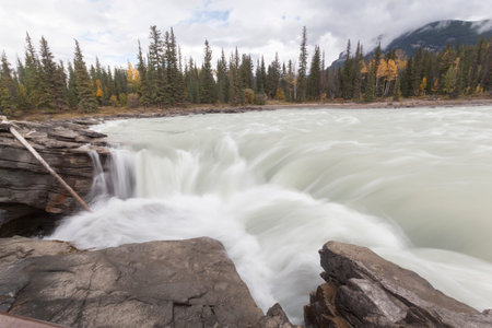 Athabasca Fallsの写真素材