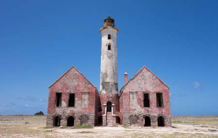 Abandoned Lighthouse of Klein Curacaoの写真素材