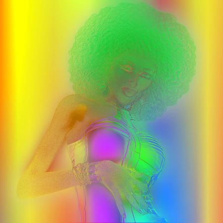 Colorful Retro Background Blur.の写真素材