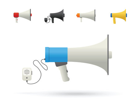 Bullhorn Iconsのイラスト素材