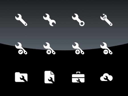Repair Wrench icons Illustration.のイラスト素材