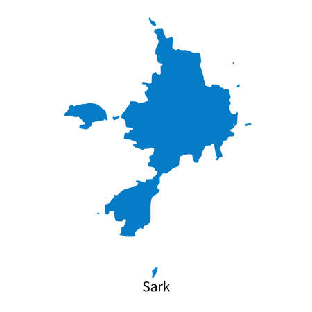 Detailed map of Sarkのイラスト素材