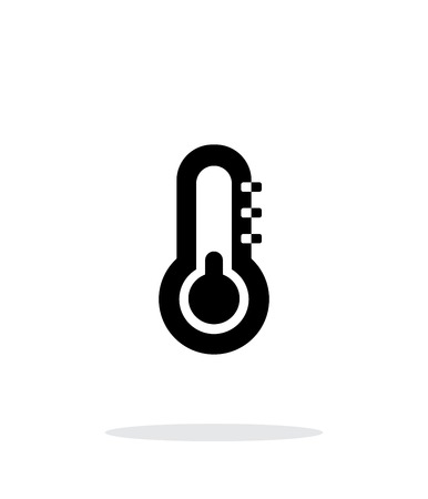 Thermometer with minus weather icon on white background.のイラスト素材