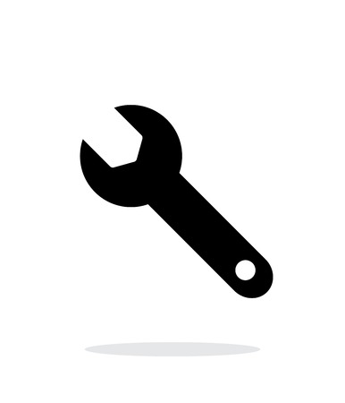 Repair Wrench icon on white background.のイラスト素材