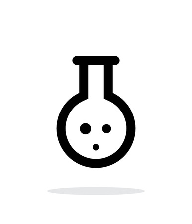 Florence flask with gas simple icon on white background.のイラスト素材