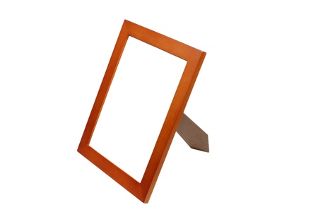 Isolated Photo frame in whiteの写真素材