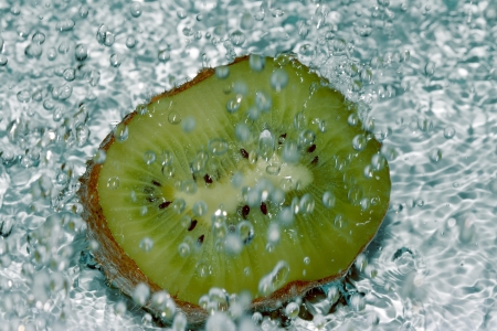 Fresh fruit under a rain の写真素材