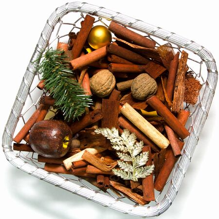 Christmas Basketの写真素材