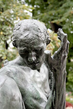 Rodin The Monument to the Burghers of Calaisの写真素材