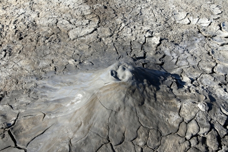 Mud Volcano on Crimea Ukraineの写真素材