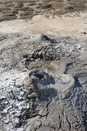 Mud Volcano on Crimea Ukraineの写真素材