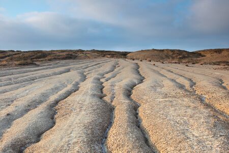 Mud volcano on Crimea, Ukraineの写真素材
