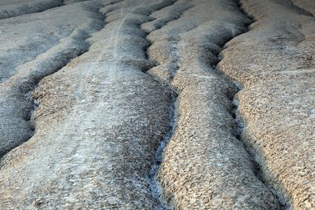 Mud volcano on Crimea, Ukraineの写真素材