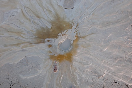 Mud volcano on Crimea, Ukraineの写真素材