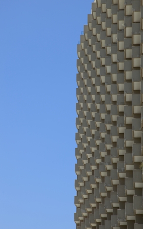skyscraper on blue skyの写真素材