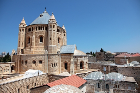 Old Jewish quarter in Jerusalemの写真素材