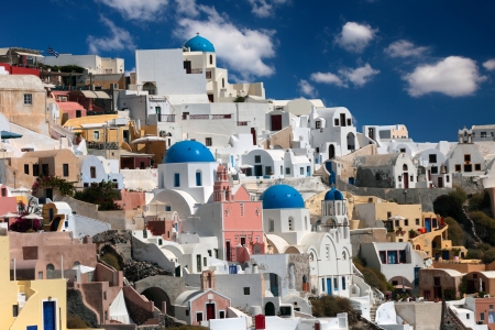 Beautiful views of Santoriniの写真素材