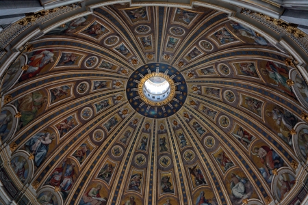 Saint Peter's Basilica, Vatican, Roma, Italy.のeditorial素材