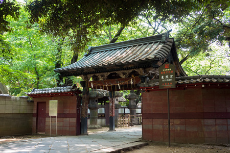 The gate of Ueno Tosho-guのeditorial素材