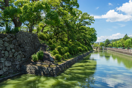 Middle Moat of Sunpu castleのeditorial素材