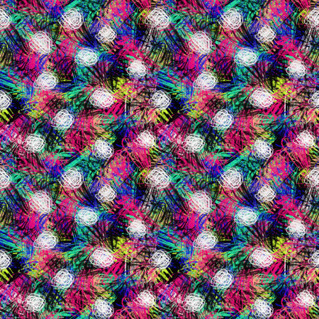 Seamless background pattern. Imitation of a painting on canvas.の写真素材