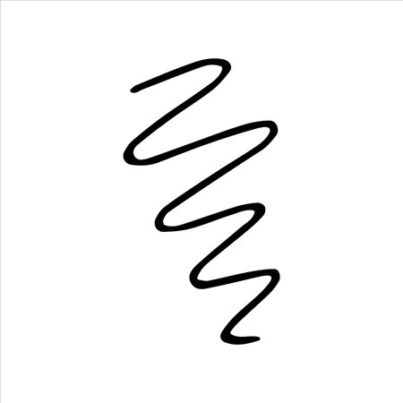 Spiral line icon on white background. Vector Illustration.のイラスト素材