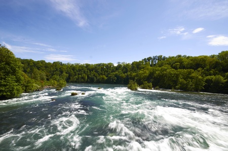 river in Switzerlandの写真素材