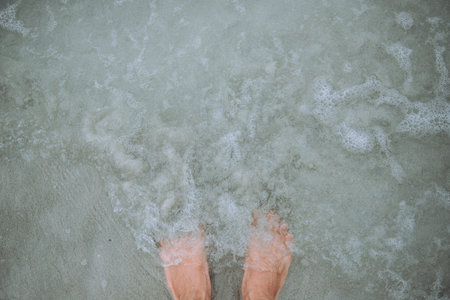 Foot in the water