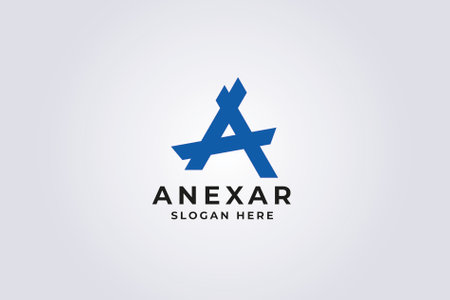 Anexar Letter A Logoのイラスト素材