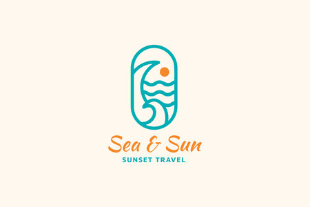 Sushi logo template. Sushi restaurant logo design. Sushi restaurant logotypeのイラスト素材