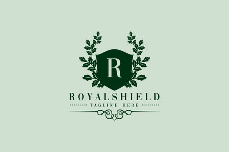 Alphabetic logo design with elegant design and typography vectorのイラスト素材
