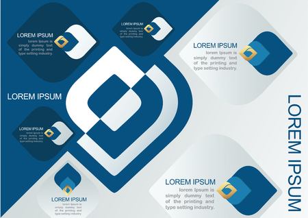 Vector element for Infographic Design,Presentation and chart,Abstract background Ep1のイラスト素材