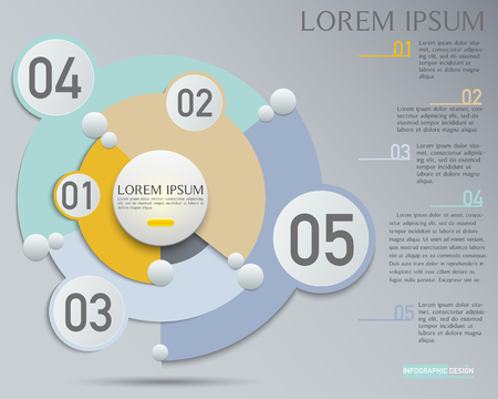 Vector element for Infographic Design,Presentation and chart,Abstract background-01のイラスト素材