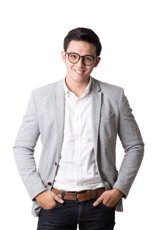 Portrait of Asian Manの写真素材