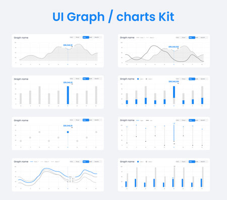 UI Element Kits for Design Mobiles Application and Website Componantsのイラスト素材
