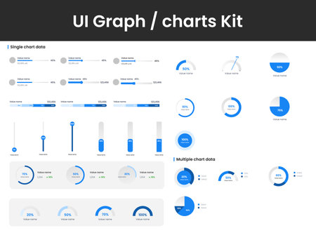 UI Element Kits for Design Mobiles Application and Website Componantsのイラスト素材