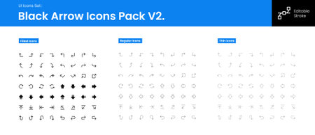 User interface icon pack set. The collection has different icons for applications and websites. Minimal style line icons with editable strokeのイラスト素材