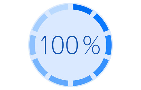Graph with memory gauge, blue