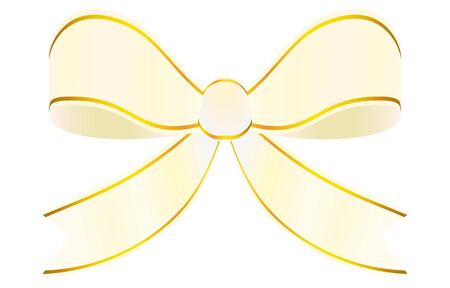 Illustration of platinum ribbon decorationのイラスト素材