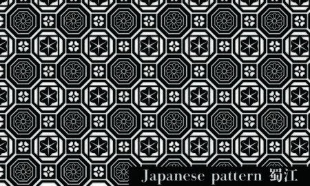 Japanese patternのイラスト素材