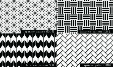 Japanese patternのイラスト素材