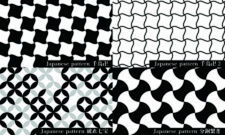 Japanese patternのイラスト素材